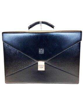 Loewe Anagram Logo Business Briefcase
